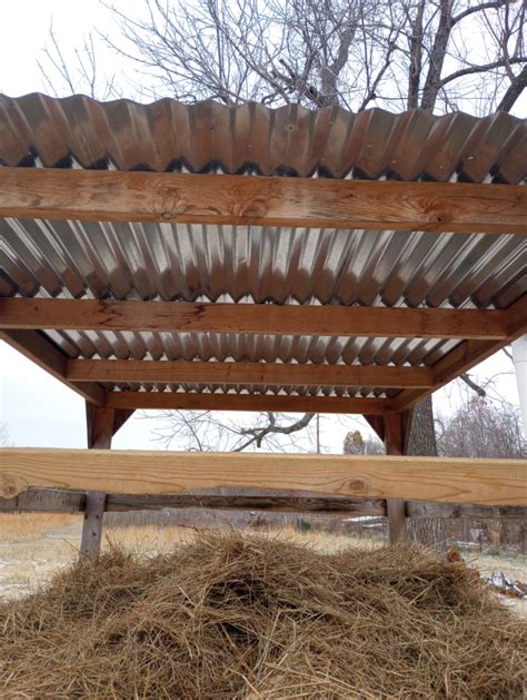 Barefoot Farm Diy Round Bale Hay Feeder