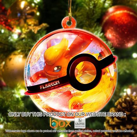 HOT Flareon Pokemon D Christmas Ornament Express Your Unique Style With BoxBoxShirt