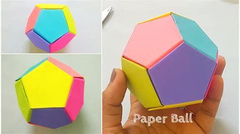 How To Make Paper Ball Easy Steps Paper Ball Paper Crafts Easy