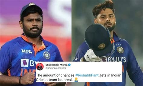 Ind Vs Nz Sanju Samson Fans Brutally Troll Rishabh Pant After His