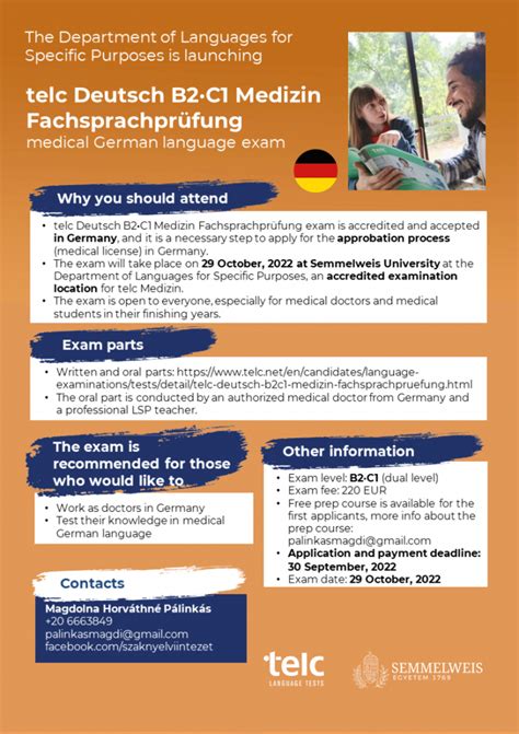 telc Deutsch B2C1 Medizin Fachsprachprüfung medical German language