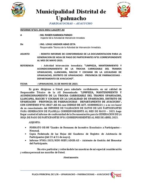 Informe N°021 Pdf