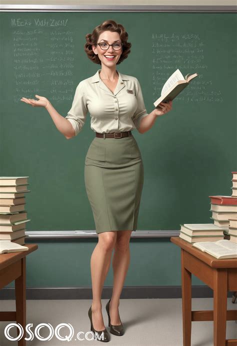 Cartoon Female Teacher Osoq