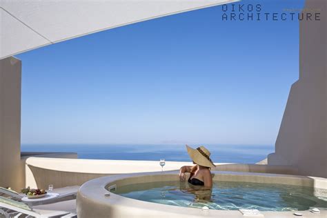 private suite, jacuzzi, skyfall suites, pyrgos, santorini, relax ...