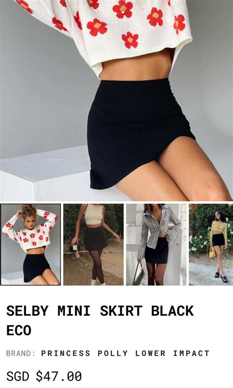 Bnwt Princess Polly Selby Mini Skirt Women S Fashion Bottoms Skirts