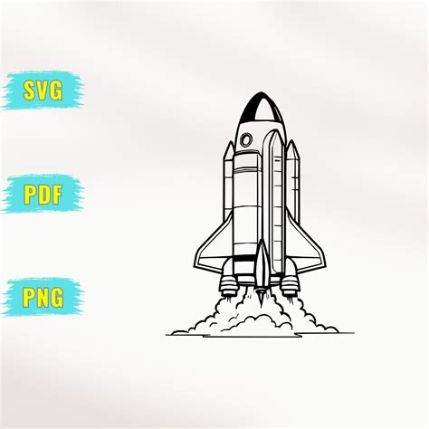 Spacecraft Svg Spacecraft Outline Png Pdf Spacecraft Vector For