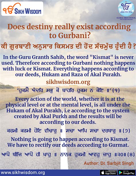 Does Destiny Really Exist According To Gurbani Sikh Wisdom