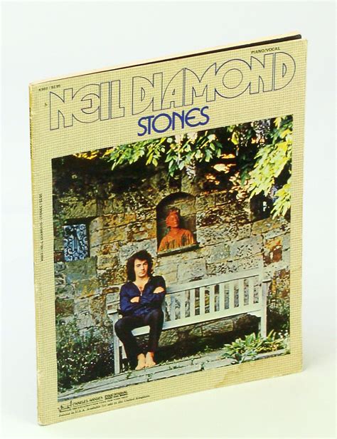 Neil Diamond Stones Songbook With Piano Sheet Music Lyrics And