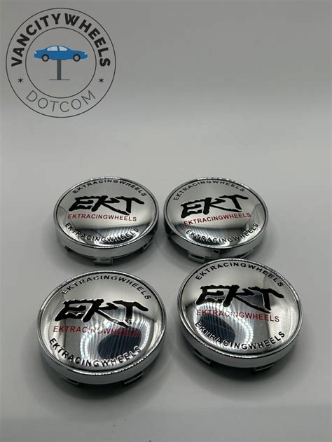 Buy Premium 4Pcs EKT Racing Wheels Wheel Center Caps In Varied Sizes