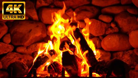 Chill By The Fireplace K Tranquil Fireplace Ambiencecrackling Fire