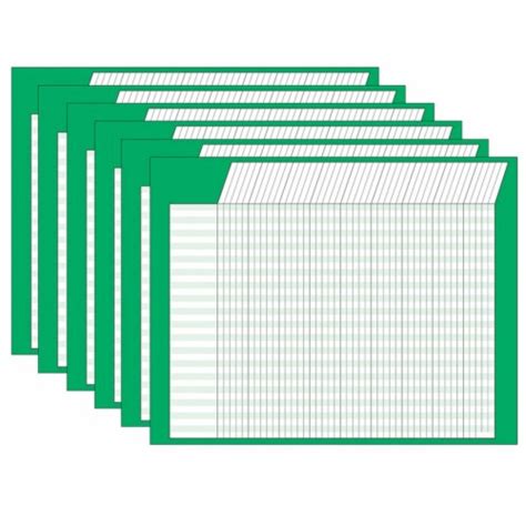 Green Horizontal Incentive Chart 22 X 28 Pack Of 6 1 Kroger