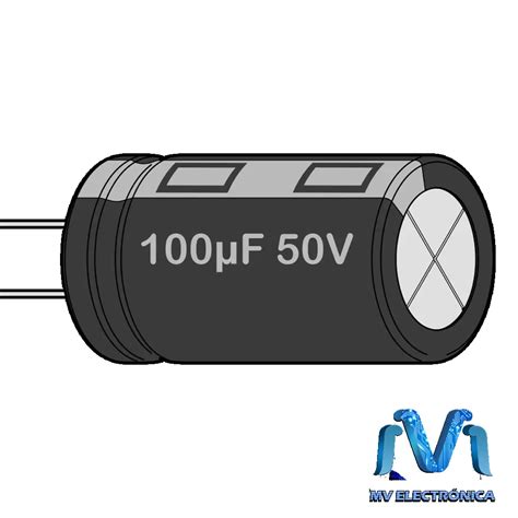 Capacitor electrolítico 100uf 50v