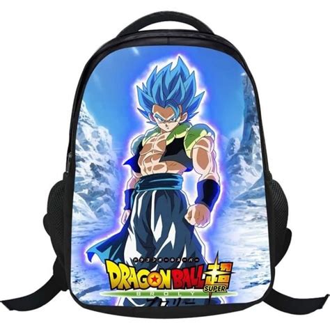 Sac à Dos Dragon Ball Z Goku pour Garçons Enfant Filles Adulte College