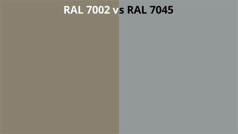 Ral 7002 Vs 7045 Ral Colour Chart Uk