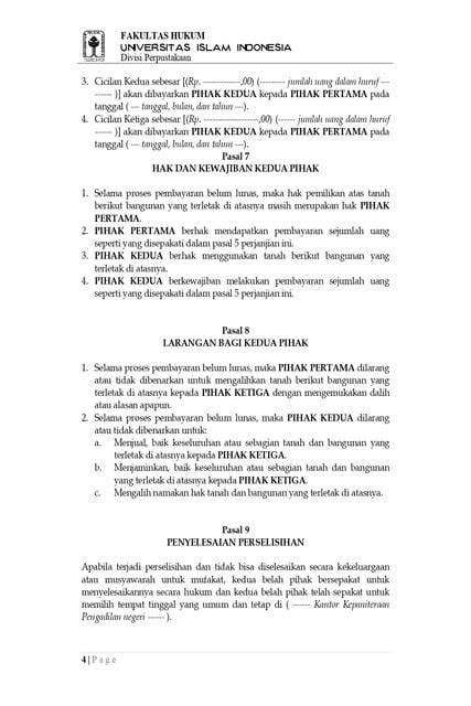 10 Contoh Surat Kesepakatan Bersama Tentang Tanah Edit Di Sini