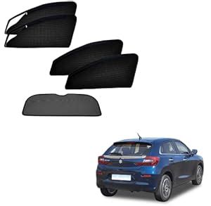 Auto Addict Zipper Magentic Car Sunshades Set Of Pcs Black With Dicky