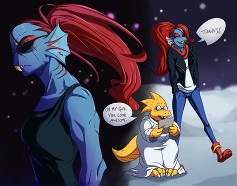 Undertale Alphys And Undyne By Toastieman On Deviantart