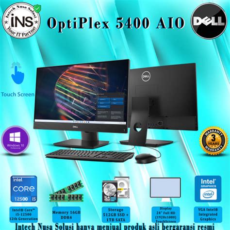 Jual Pc Dell Optiplex Aio Touch I Gb Tb Gb Ssd