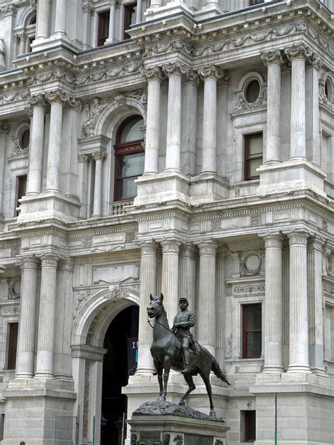 Equestrian Statue Of George Brinton Mcclellan In Pa Philadelphia Us