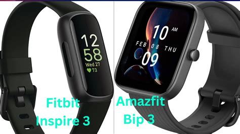 Fitbit Inspire 3 V Amazfit Bip 3 YouTube