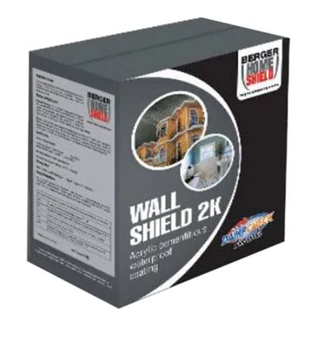 Berger Wall Shield 2K Waterproofing Acrylic Chemical Waterproof Coating