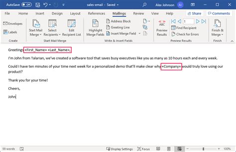 How To Create Mail Merge Table In Outlook From Excel Sheets