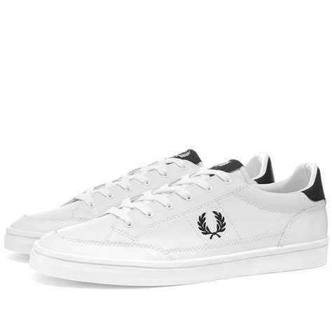 Fred Perry Deuce Leather Sneaker White End