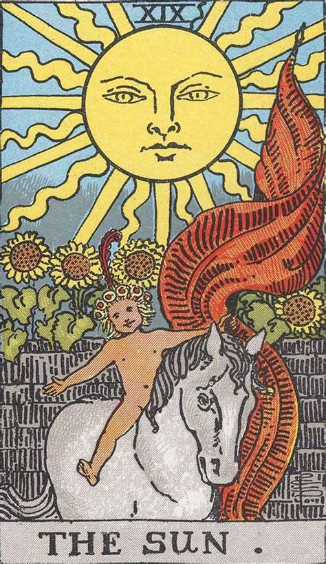 La Soleil The Sun Tarot Card Tarot Cards Art Rider Waite Tarot Decks