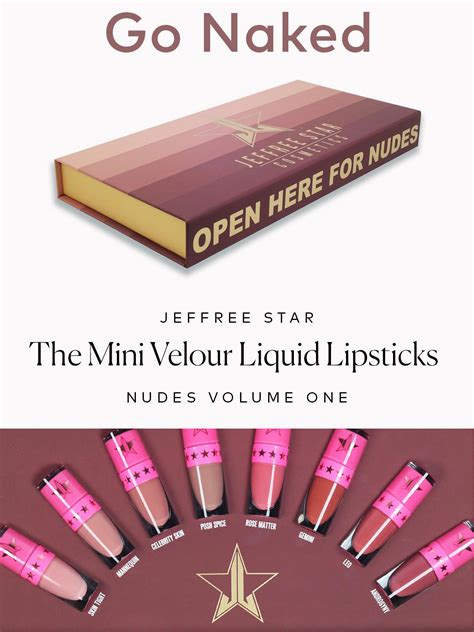 JEFFREE STAR The Mini Velour Liquid Lipsticks Nudes Vol 1 BeautySpot