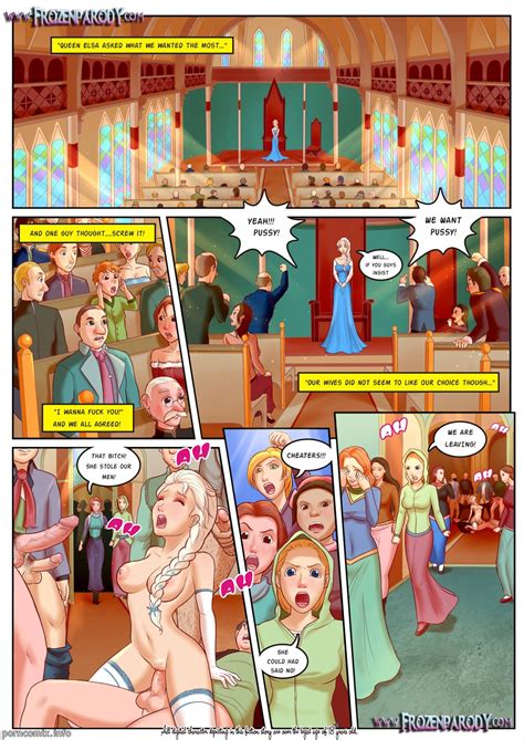 Frozen Parody Elsa Gangbang Disney Free Porn Comics