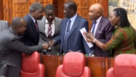 Raila Kalonzo Storm Parliament For Commissioners Removal Petition