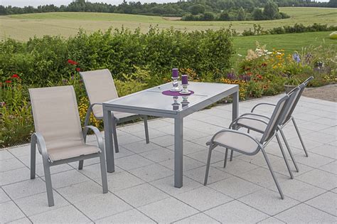 Merxx Gartenm Bel Set Amalfi Teilig Ausziehtisch X Cm