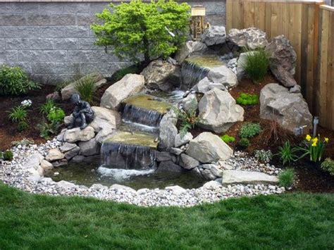 Mini Bassin De Jardin Avec Cascade D Corative En Pierre Naturelle