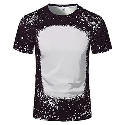 Amazon Blank Bleach Shirts Sublimation Bleached Shirts Sublimation