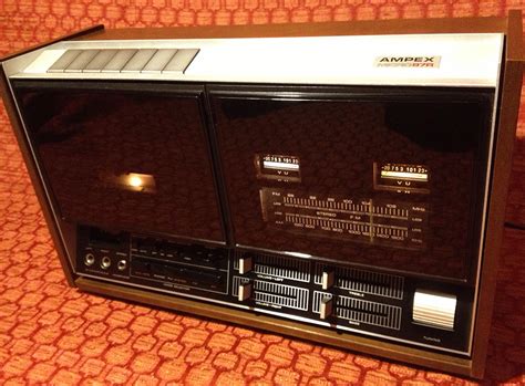 1971 Ampex Micro 87r Stereo Cassette Receiver Магнитофон