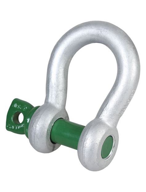 Bow Shackle 65t Swl Green Pin Screw Pin Speedy Hire