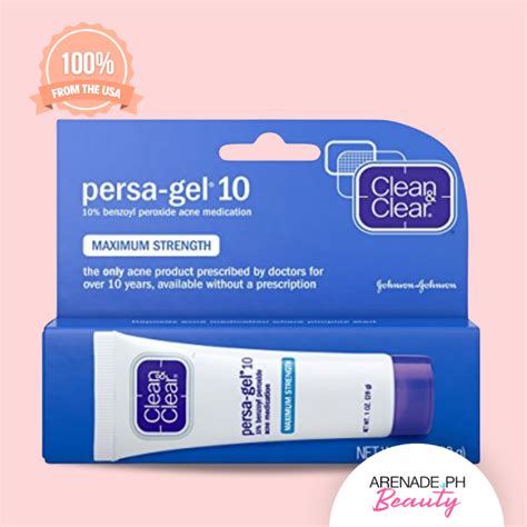 Clean And Clear Persa Gel 10 Acne Spot Treatment Medication 1 Oz Benzoyl