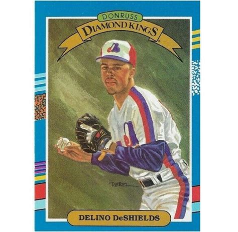 Deshields Delino Montreal Expos Donruss Baseball Trading