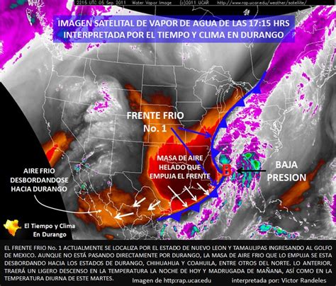 El Tiempo Y Clima En Durango Imagen Del Paso Del Frente Fr O No