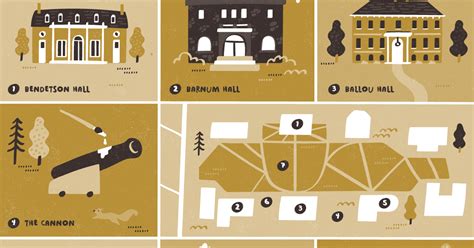 I Draw Maps: Illustrated Campus Map of Tufts University by Nate Padavick