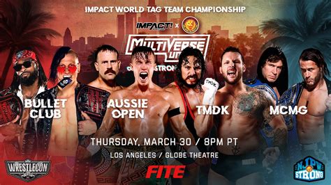 Tag Title Match Set For Impact X Njpw Multiverse United