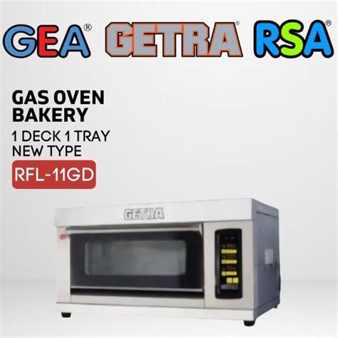 Jual Oven Gas GETRA RFL 11GD Oven Pemanggang Roti Kue 1 Deck 1 Tray