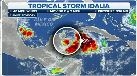 Tropical Storm Idalia Forms Near Mexico Expected To Impact Floridas