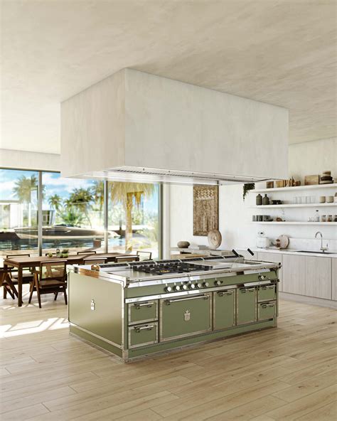 cucina  isola  cottura  fuochi officine gullo