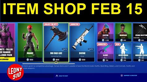 Fortnite Item Shop February 15 2020 Fortnite Içerik Mağazası 15