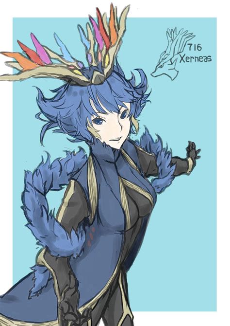 Pokemon Xerneas Gijinka