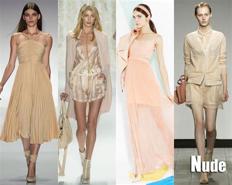 Spring 2013 New York Fashion Week Trends Nude Sydne Style