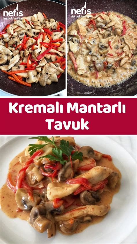 Kremalı Mantarlı Tavuk Nefis Yemek Tarifleri 6185132 Recipe