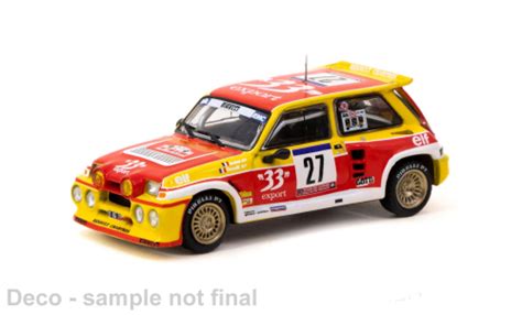 Coche Miniatura Renault 5 1 43 Spark Alpine Turbo No 1 Rallye Monte