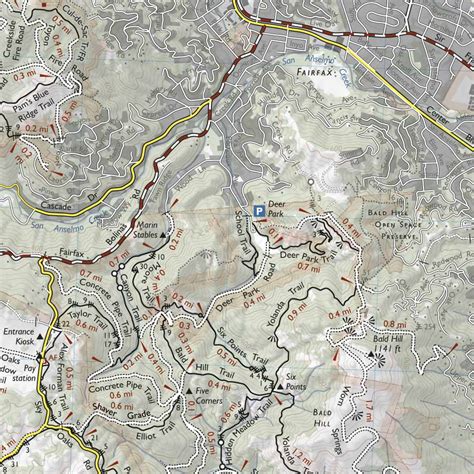 Mount Tamalpais Trail Map